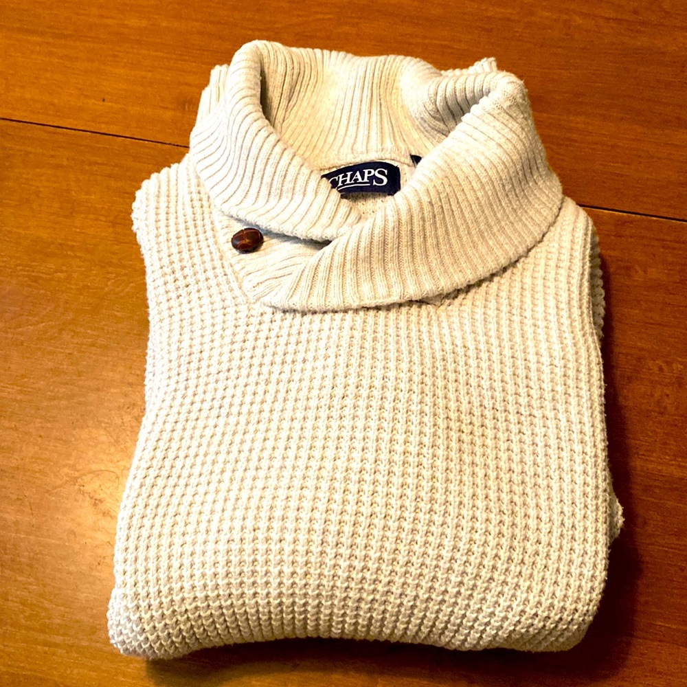 Chaps Long-Sleeve Knit Sweater